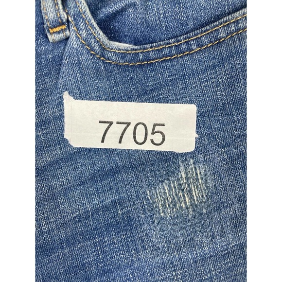 Gap 1960 Womens‎ 26 Skinny Jeans Stretch Mid Rise Distressed Athletic Fit Blue - Picture 10 of 10